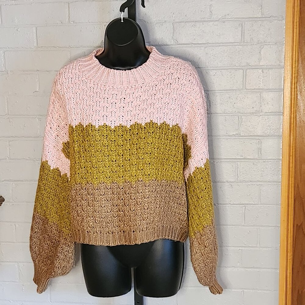 .Oversized Chunky Knit Sweater from KORI AMERICA